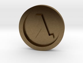 Half Life ® Token: Classic in Natural Bronze
