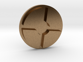 TF2 ® Token: Mercenary (round) in Natural Brass