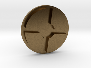 TF2 ® Token: Mercenary (round) in Natural Bronze