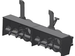 1/64 (S) Scale MacDon 675 Snow Blower in White Processed Versatile Plastic