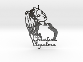 Christina Aguilera Pendant - Exclusive Jewellery in Matte Black Steel