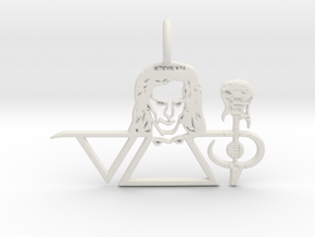 Steve Vai Pendant in White Natural Versatile Plastic