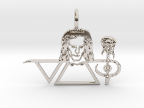 Steve Vai Pendant in Rhodium Plated Brass