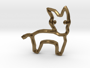 Democrat's Donkey Symbol in Natural Bronze