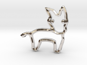 Democrat's Donkey Symbol in Platinum