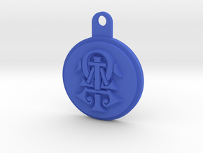 ATO Keychain in Blue Processed Versatile Plastic