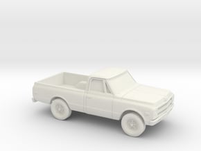 1/87 1967-69 Chevy C-Series Short Bed in White Natural Versatile Plastic