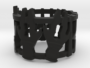 Daggers Of Kut'Luch Ring in Black Natural Versatile Plastic: 4.5 / 47.75