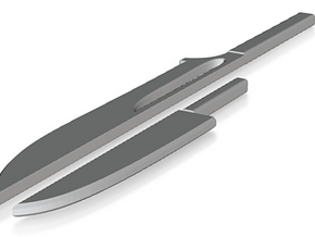 Miniature Ichigo Dual Blade - Bleach in Tan Fine Detail Plastic