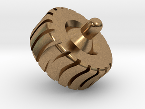 1cm spinner in Natural Brass
