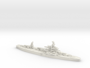USS Arkansas 1/600 in White Natural Versatile Plastic