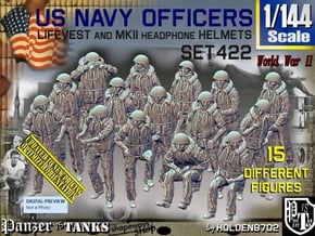 1/144 USN Officers Kapok Set422 in Smooth Fine Detail Plastic