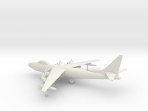 Boeing XB-55 in White Natural Versatile Plastic: 6mm