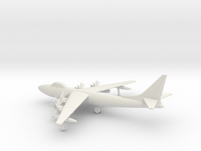 Boeing XB-55 in White Natural Versatile Plastic: 1:350