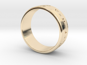 James Clerk Maxwell Ring in 14K Yellow Gold: 6 / 51.5