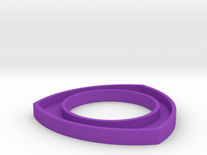 171124 Pup Triangle Bangle Meduim in Purple Processed Versatile Plastic