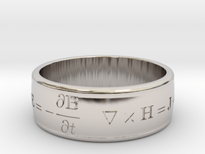 James Clerk Maxwell Ring in Platinum: 5 / 49
