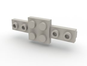 Brick Tie Clip-6 Stud Type II in White Processed Versatile Plastic