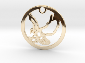 Eagle Pendant   in 14K Yellow Gold
