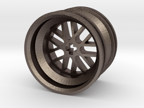 Wheel Design III MkII in Polished Bronzed Silver Steel