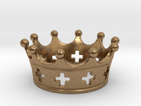 Celtic crown in Natural Brass
