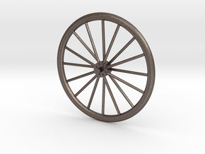 bicycle wheel spinner component in Polished Bronzed Silver Steel