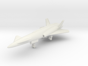 North American Aviation X-10 1/285 6mm in White Natural Versatile Plastic