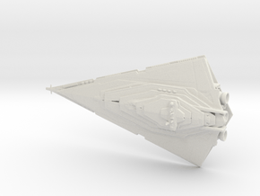 Resurgent-class Star Destroyer 1:20000 in White Natural Versatile Plastic