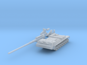 Miniature 2S7 Pion Tank - Russian in Smooth Fine Detail Plastic: 1:144