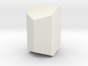 Orthoclase, 25 mm in White Natural Versatile Plastic