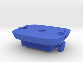 Locking Kinect mount with ARCA baseplate in Blue Processed Versatile Plastic