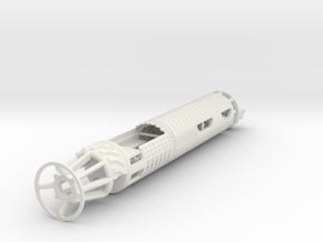 KR-S Clan Hilts - Kit Fisto - NB Chassis in White Natural Versatile Plastic