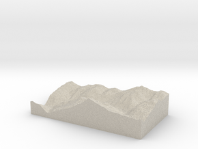 Model of La Chiserette in Natural Sandstone