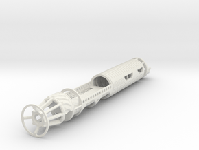 KR-S Clan Hilts - Kit Fisto - I2 Chassis in White Natural Versatile Plastic