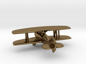 Biplane in Natural Bronze
