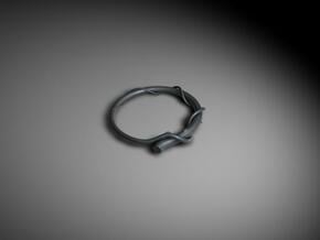 Banch Ring in Polished Bronze Steel