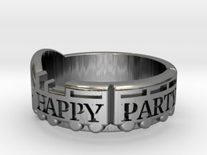 Happy Party Train Tour Ring - Love Live - Aqours in Polished Silver
