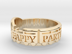Happy Party Train Tour Ring - Love Live - Aqours in 14k Gold Plated Brass