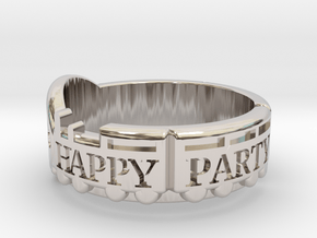 Happy Party Train Tour Ring - Love Live - Aqours in Rhodium Plated Brass