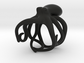 Octopus Ring 19mm in Black Premium Versatile Plastic