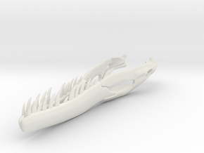 1:1 Velociraptor mongoliensis Jaw in White Natural Versatile Plastic