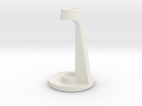 Customizable Toothbrush Holder in White Natural Versatile Plastic