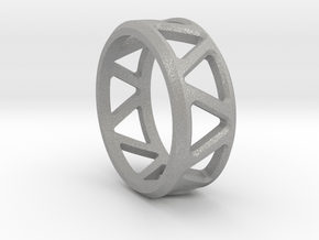 Geometric ring V1 in Aluminum: 8 / 56.75