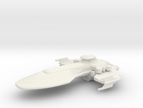 BATTLE SHIP in White Natural Versatile Plastic