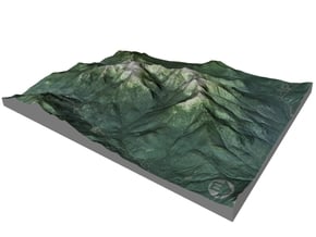 Mount Washington Map: 8.5"x11" in Full Color Sandstone