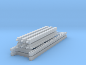 1/64 3 high 8ft Pallet Rack in Smooth Fine Detail Plastic