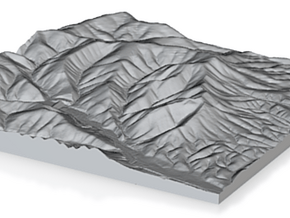 Model of Cross Mountain in Natural Sandstone