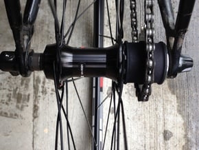 Single Speed Centre in Black Natural Versatile Plastic