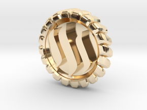 STEEM Coin in 14K Yellow Gold