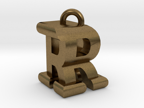 3D-Initial-RR in Natural Bronze
